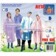 เสื้อฝนปันโจ ผ้าสีหวาน กระดุม 2 เม็ด 30-RG029B